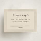 "Lullaby" - Baby Shower Mini Insert Cards in Cream by Ani Somi - Front