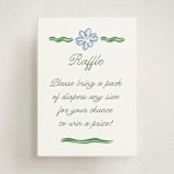 "Dilleto" - Baby Shower Mini Insert Cards in Garden by Pati Cascino - Front