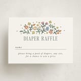 "Floral Archway" - Baby Shower Mini Insert Cards in Garden by Kelly Watkins - Front