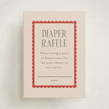 "Prep Room" - Baby Shower Mini Insert Cards in Taupe by Ashlee Townsend - Front