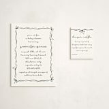 "Okarche" - Baby Shower Mini Insert Cards in Cotton by Deynaaz Daraei - With Invitation