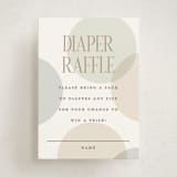 "Warner" - Baby Shower Mini Insert Cards in Cloud by Pixel and Hank - Front
