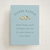 "Pram" - Baby Shower Mini Insert Cards in Sky by Sarah Knight - Front