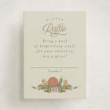 "Vintage Butterfly" - Baby Shower Mini Insert Cards in Moss by Joanna Griffin - Front