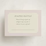 "Butterfly Garden" - Baby Shower Mini Insert Cards in Petal by Ani Somi - Front