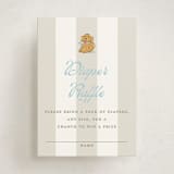 "Preppy Pup" - Baby Shower Mini Insert Cards in Bluebird by Susan Zinader - Front