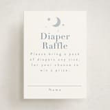 "Special Delivery" - Baby Shower Mini Insert Cards in Bluebell by Hudson meet Rose - Front