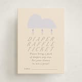 "Mod Baby" - Baby Shower Mini Insert Cards in Vanilla by Angela Thompson - Front