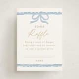 "Vintage goose" - Baby Shower Mini Insert Cards in Sky by Creo Study - Front