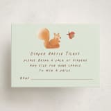 "tippaleipä" - Baby Shower Mini Insert Cards in Mint by chocomocacino - Front