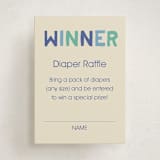 "Whale Hello" - Baby Shower Mini Insert Cards in Sea by Harriet Richter - Front