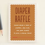 "Baby Brewing" - Baby Shower Mini Insert Cards in Grain by Erica Krystek - Front