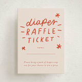 "Sprinkle Love And Joy" - Baby Shower Mini Insert Cards in Sorbet by Abbigail Lim - Front