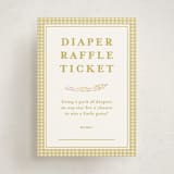"Veggie Patch" - Baby Shower Mini Insert Cards in Olive by Natalie Rae - Front