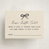 "bungeoppang" - Baby Shower Mini Insert Cards in Bamboo by chocomocacino - Front