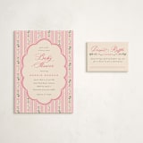 "Very Berry" - Baby Shower Mini Insert Cards in Berry by letterfix - With Invitation