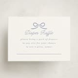 "Garden Magic" - Baby Shower Mini Insert Cards in Lilac by Tamara Hilje - Front