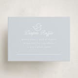 "Baby Duck" - Baby Shower Mini Insert Cards in Hydrangea by Tamara Hilje - Front