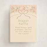 "New blooms" - Baby Shower Mini Insert Cards in Ballet Slipper by Jennifer Wick - Front