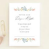 "Blooming Brunch" - Baby Shower Mini Insert Cards in Rose by Ashley DeMeyere - Front