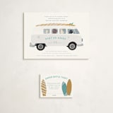 "Baby on Board" - Baby Shower Mini Insert Cards in Sun by Jenna Holcomb - With Invitation