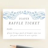 "Arch" - Baby Shower Mini Insert Cards in Powder by Jen Owens - Front