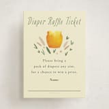 "Disney's Winnie The Pooh Garden" - Baby Shower Mini Insert Cards in Honey by Oma N. Ramkhelawan - Front