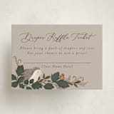 "Woodland Baby Shower" - Baby Shower Mini Insert Cards in Forest by Joanna Griffin - Front