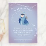 "Disney Fairies Flora, Fauna & Merryweather" - Baby Shower Mini Insert Cards in Magic by Yuliya Evseeva - Front