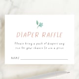 "Safari Adventure" - Baby Shower Mini Insert Cards in Cotton by Randi Cirelli - Front