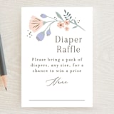 "Garden Bunnies" - Baby Shower Mini Insert Cards in Petal by Karidy Walker - Front