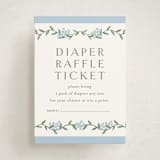 "Simple Garland" - Baby Shower Mini Insert Cards in Sky by Christy Hy Lee - Front