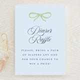 "Celina" - Baby Shower Mini Insert Cards in Mint by Pati Cascino - Front