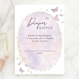 "Fabled" - Baby Shower Mini Insert Cards in Blush by Jelena Vuletic - Front