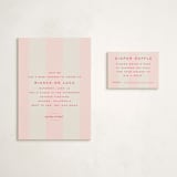 "Campania" - Baby Shower Mini Insert Cards in Fragola by Megan Davis - With Invitation