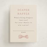 "Neddy" - Baby Shower Mini Insert Cards in Petal by Carrie ONeal - Front