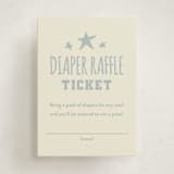 "Baseball Baby Shower" - Baby Shower Mini Insert Cards in Sky by Rebekah Canavan - Front