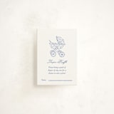 "Baby pram" - Baby Shower Mini Insert Cards in Navy by Huefete - Front