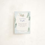 "Apres Bebe" - Baby Shower Mini Insert Cards in Frost by Jennifer Wick - Front