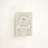 "Hey, diddle diddle" - Baby Shower Mini Insert Cards in Forget-me-not by Jamie Alexander - Front