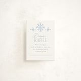 "Winter Frame" - Baby Shower Mini Insert Cards in Frosted by Laura Hankins - Front