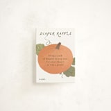 "Pumpkin Patch" - Baby Shower Mini Insert Cards in Pumpkin by Paper Raven Co. - Front