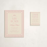 "la patisserie" - Baby Shower Mini Insert Cards in Taffy by Kristie Kern - With Invitation