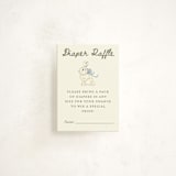 "Somebunny Special Storybook" - Baby Shower Mini Insert Cards in Grass by Holton Art and Design - Front