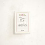 "Garden Rose Doily" - Baby Shower Mini Insert Cards in Rose by Holton Art and Design - Front