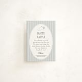 "boujee" - Baby Shower Mini Insert Cards in Blueberry by Benita Crandall - Front
