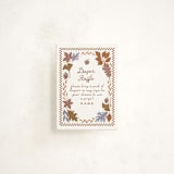 "Fall in Love" - Baby Shower Mini Insert Cards in Latte by Alethea and Ruth - Front