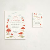 "Little Fun Guy" - Baby Shower Mini Insert Cards in Fairy by Paper Raven Co. - With Invitation
