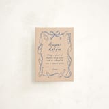 "Bottles and Brews" - Baby Shower Mini Insert Cards in Periwinkle by Jamie Alexander - Front