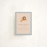 "Little Circus" - Baby Shower Mini Insert Cards in Mustard by Rina Ozum - Front